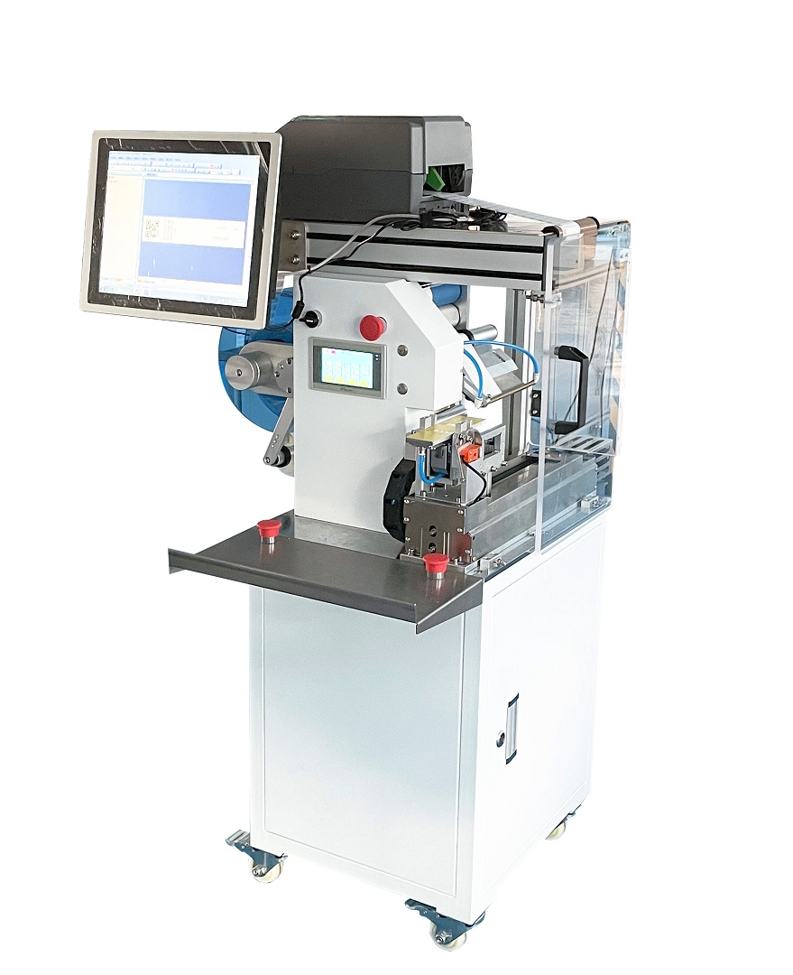 Félautomata huzalhajtogató és címkéző gép JW-T107