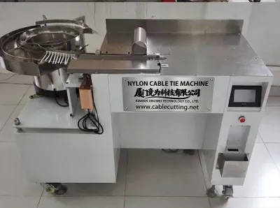 Speciális alakú nylon kábelkötegelő gép, max. 150 mm kötés WPM-80-150-S