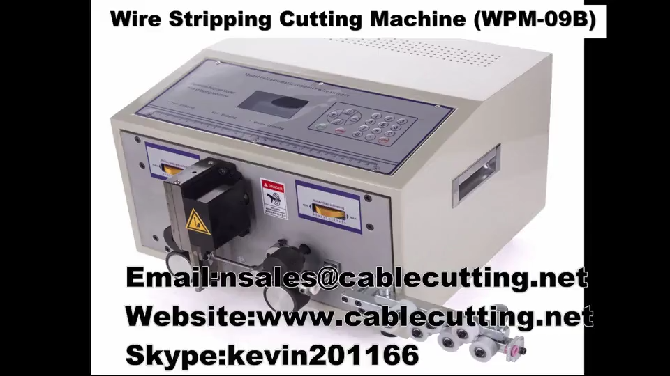 WPM-09C Automata Huzalvágó Gép – Precíziós Kábelfeldolgozó Megoldás