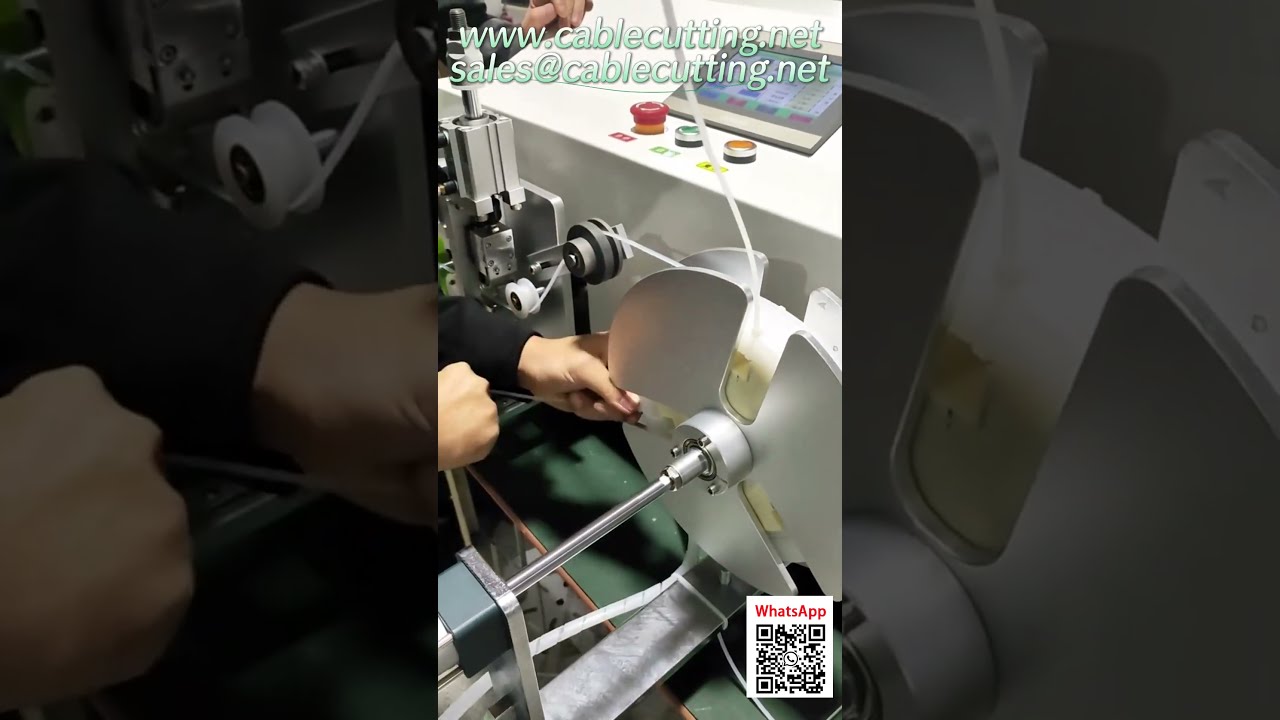 Precision Flat Cable Winding Machine - Automatic Metering, Traversing, and Coiling