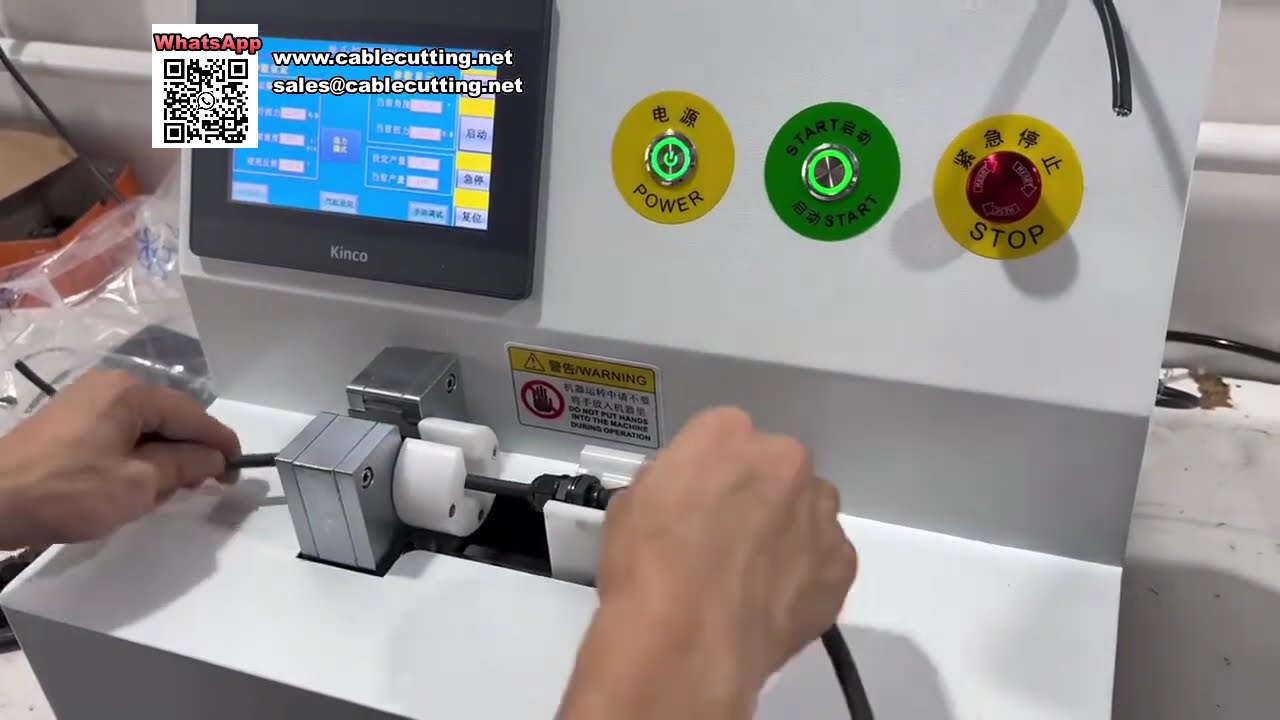 Kábelköteg-feldolgozás automatizálása: Vízszintes anyahajtású és huzalcsupaszító gép