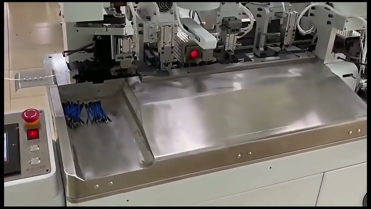 Teljesen automatikus kétfejes száraz hőzsugorcső terminál gép automatikus érzékeléssel