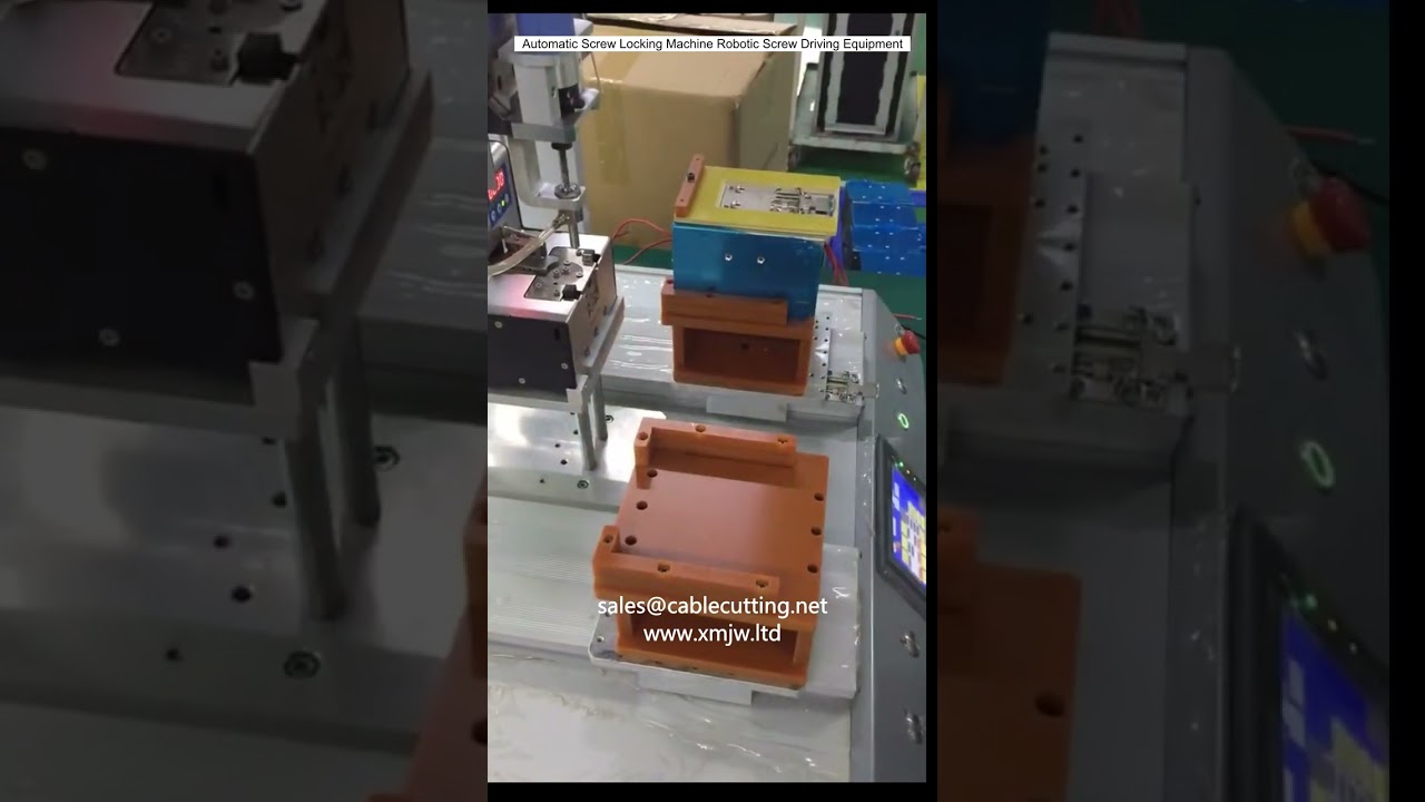 Automatic Robotic Screw Driving and Locking Machine
