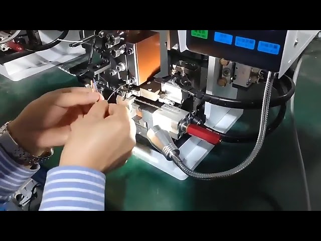 Automatic Cable Cutting & Crimping Machine   Wire Stripping & Terminal Machine