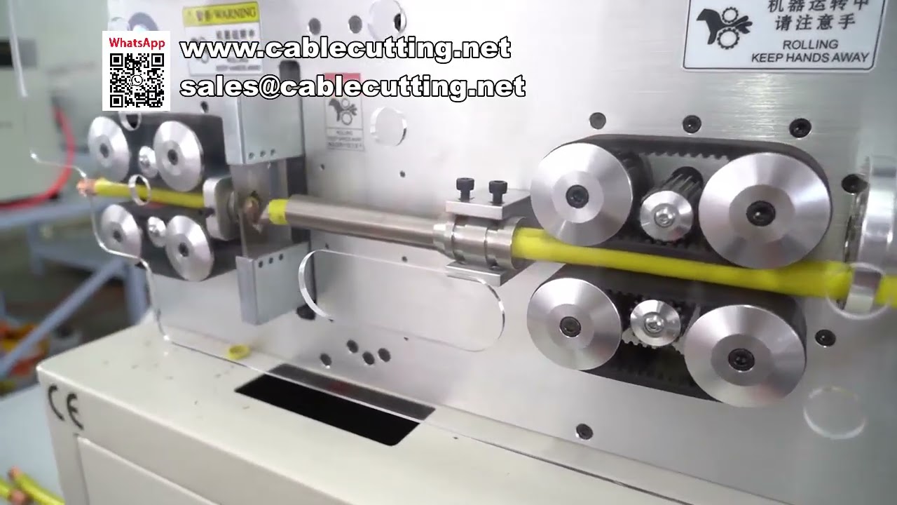 Szervomotoros 95mm² nagykábel szigetelés- és vágógép csavaros emelő funkcióval – MAX2-S95