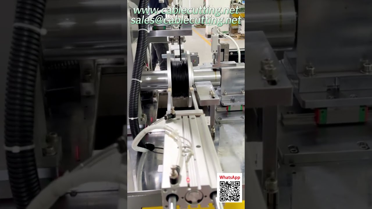 Fully Automatic Cable Spooler  Automated Metering, Traversing & Cutting