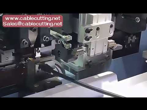 Multi-Conductor and Ribbon Cable Stripping and Terminal Pressing Machine