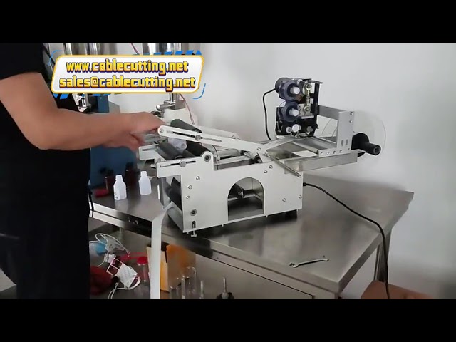 Kerek PET és üveg borosüvegek automata matricázó gépe kód- és dátumnyomtatóval