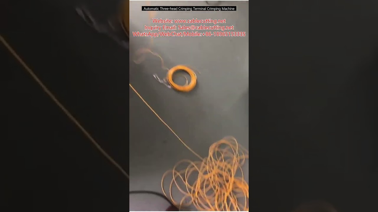 Automata háromfejes krimpelőgép hatékony terminálkrimpeléshez