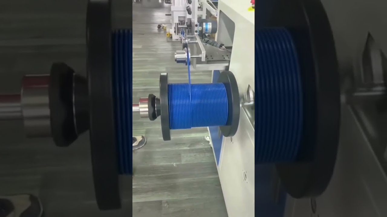 115  Precise Metering Wire Coiler Large to Small Rolls, with Cutting Function for Plastic & Hollow S