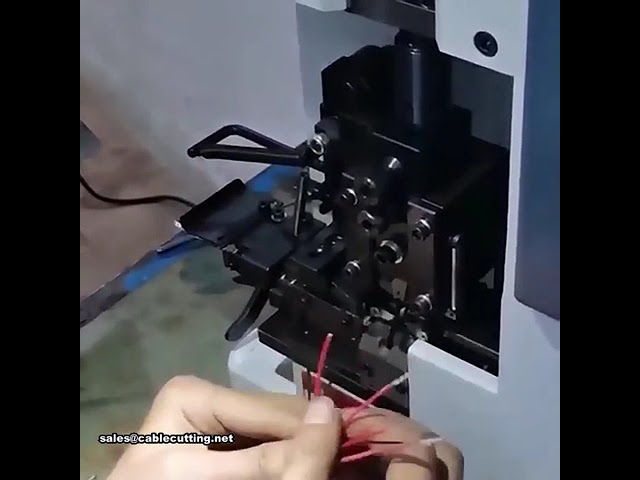 Automatic Terminal Crimping and Wire Stripping Machine