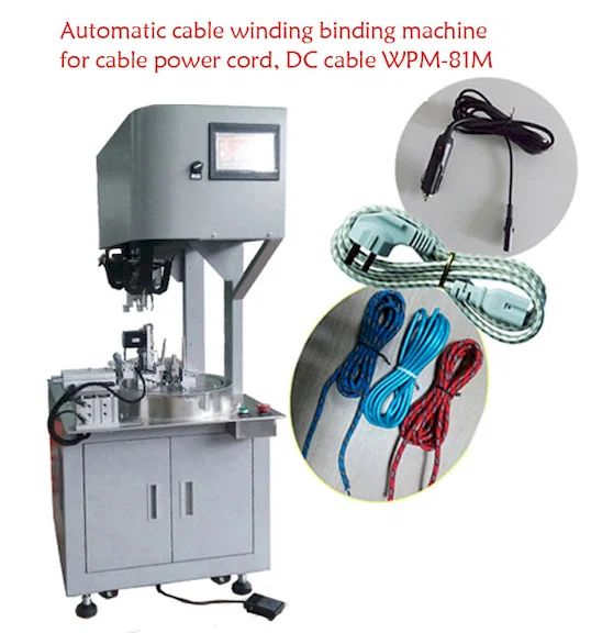 Automata tápkábel/DC kábel tekercselőgép WPM-81M
